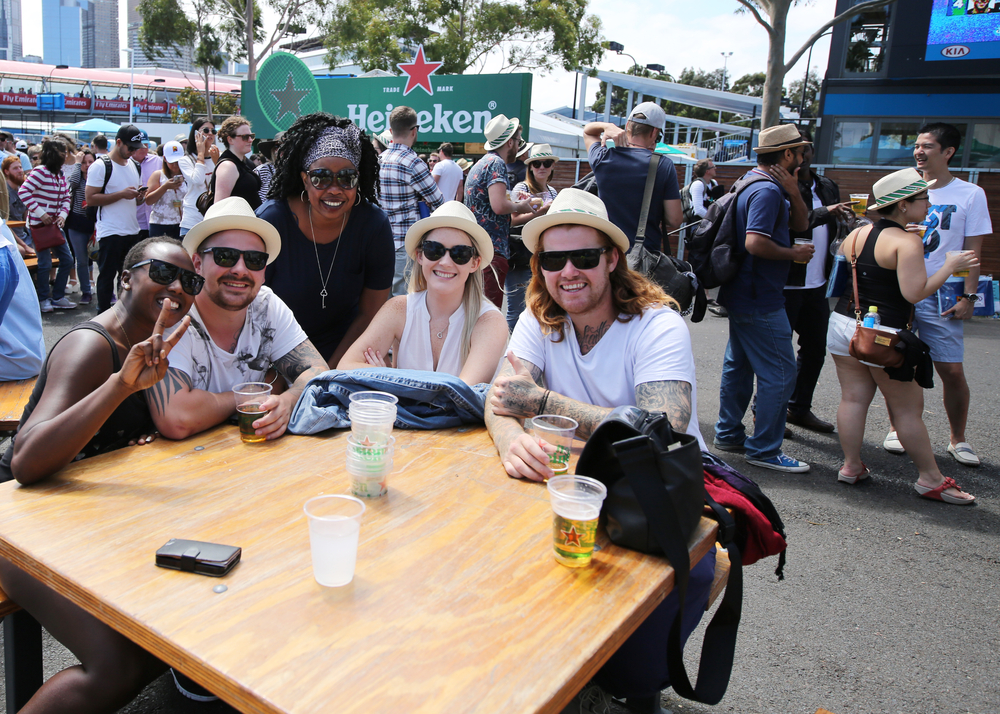 alcohol market research heineken tent