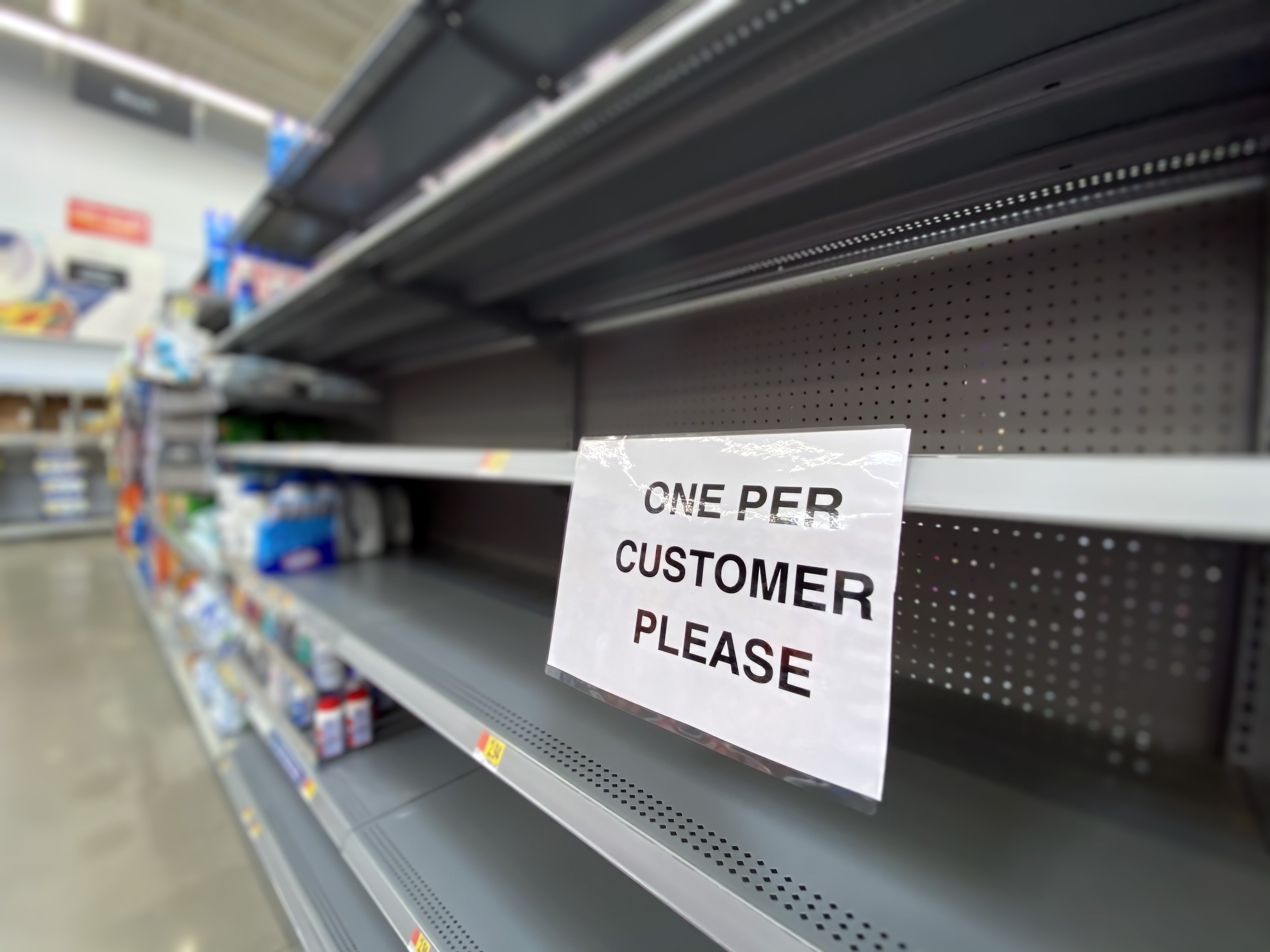 covid-19 grocery market research empty shelf