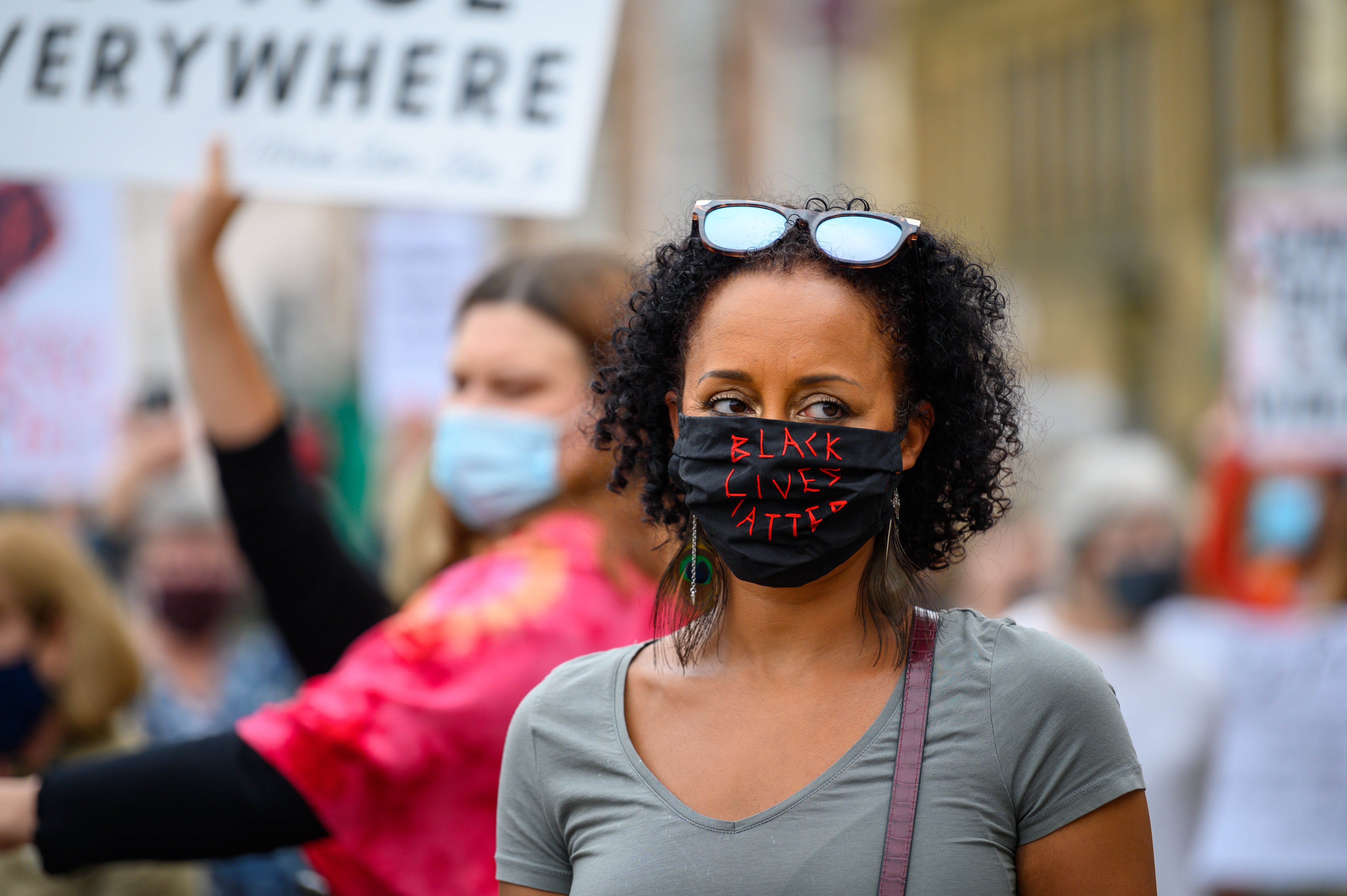 food service market research black lives matter mask