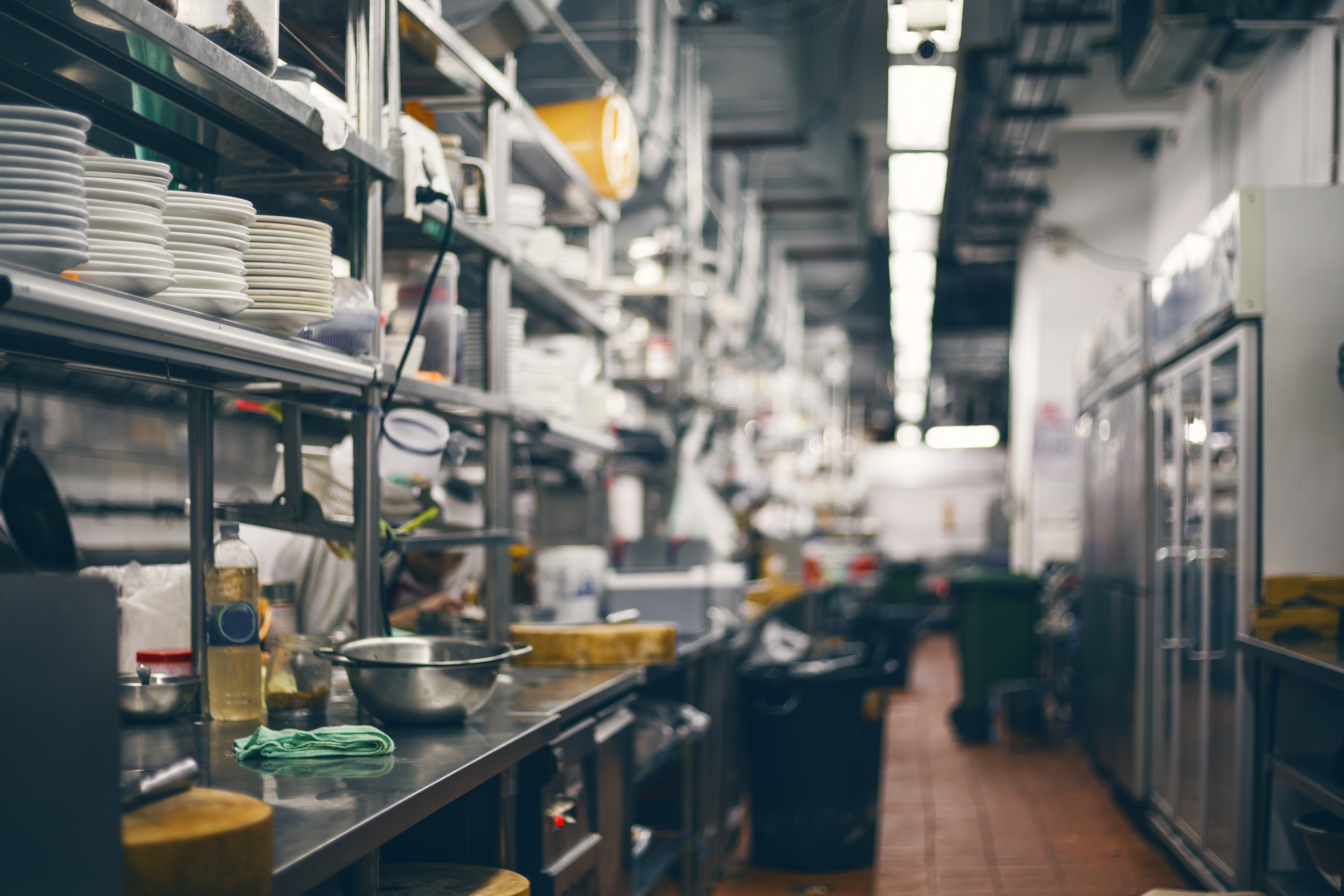 food service market research empty kitchen