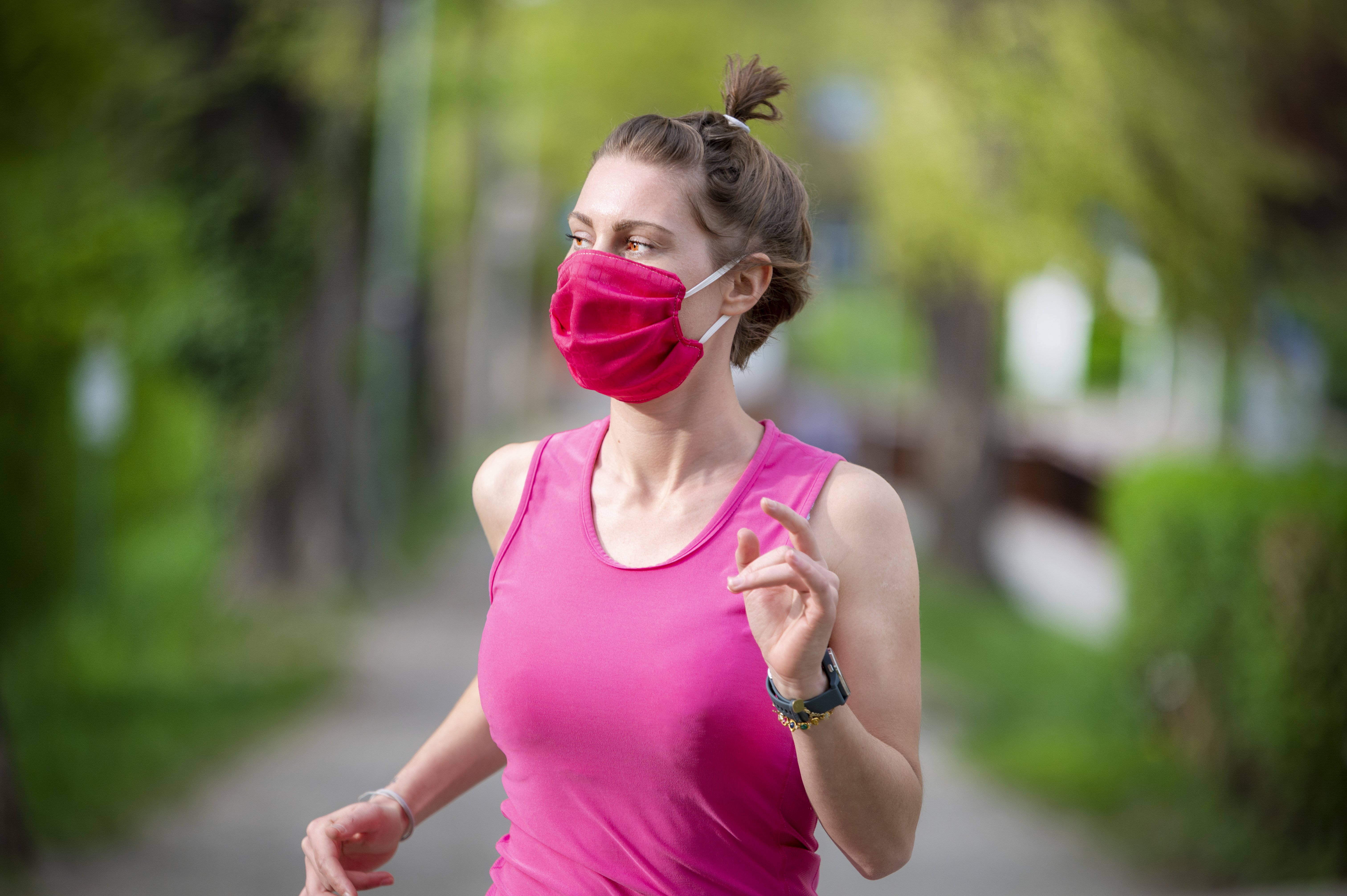 health safety market research face mask jogging