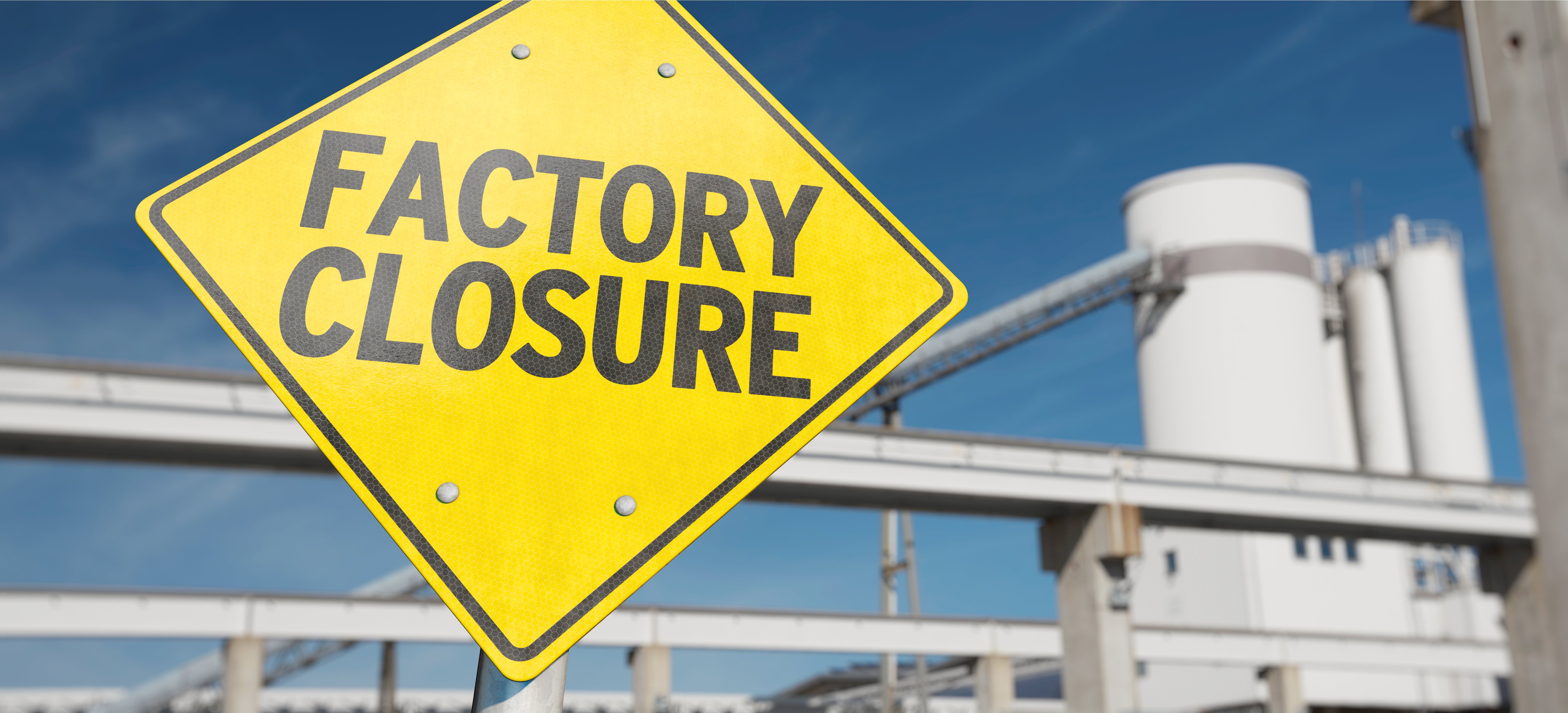 manufacturing market research factory closed