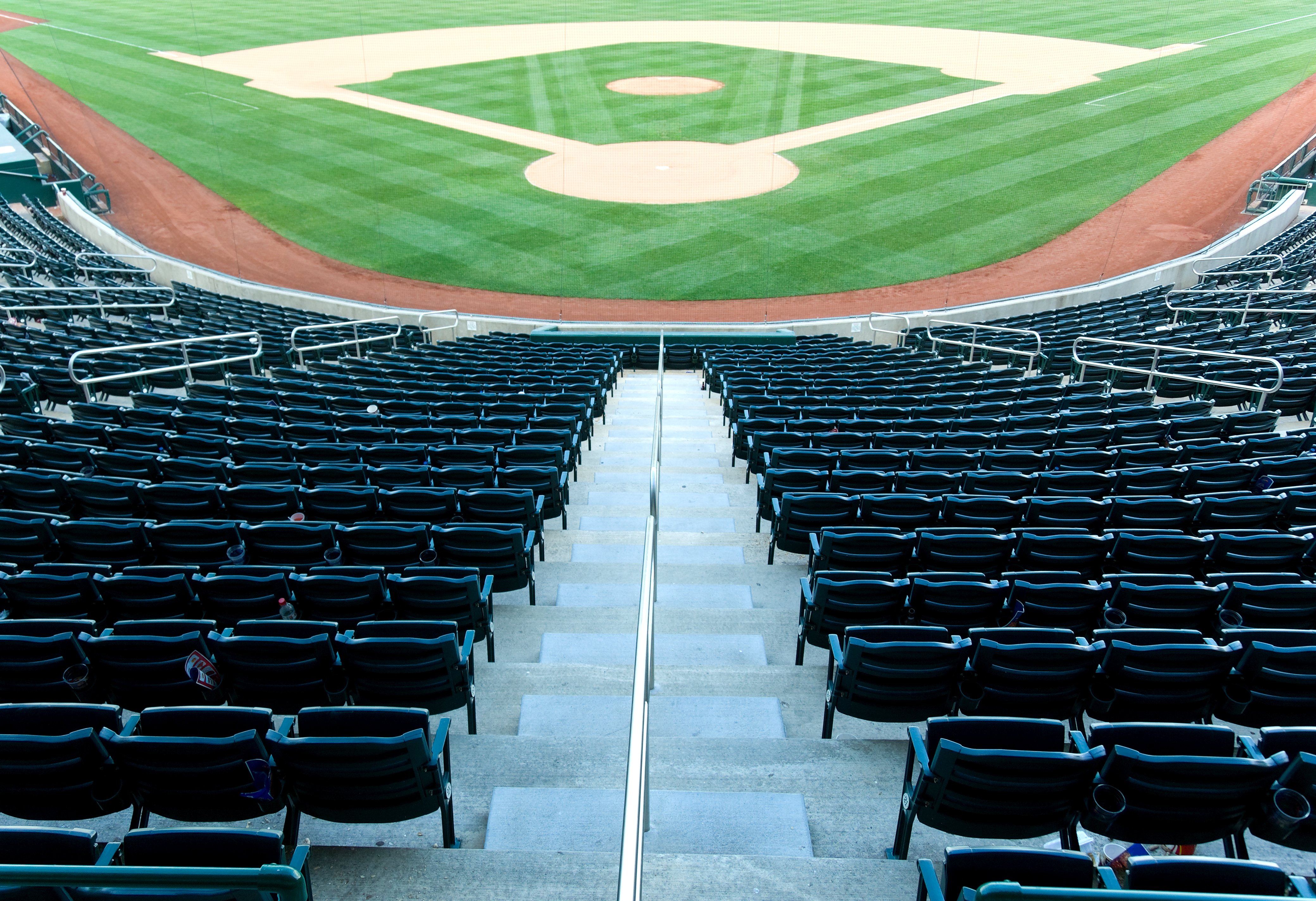 market research empty baseball stadium