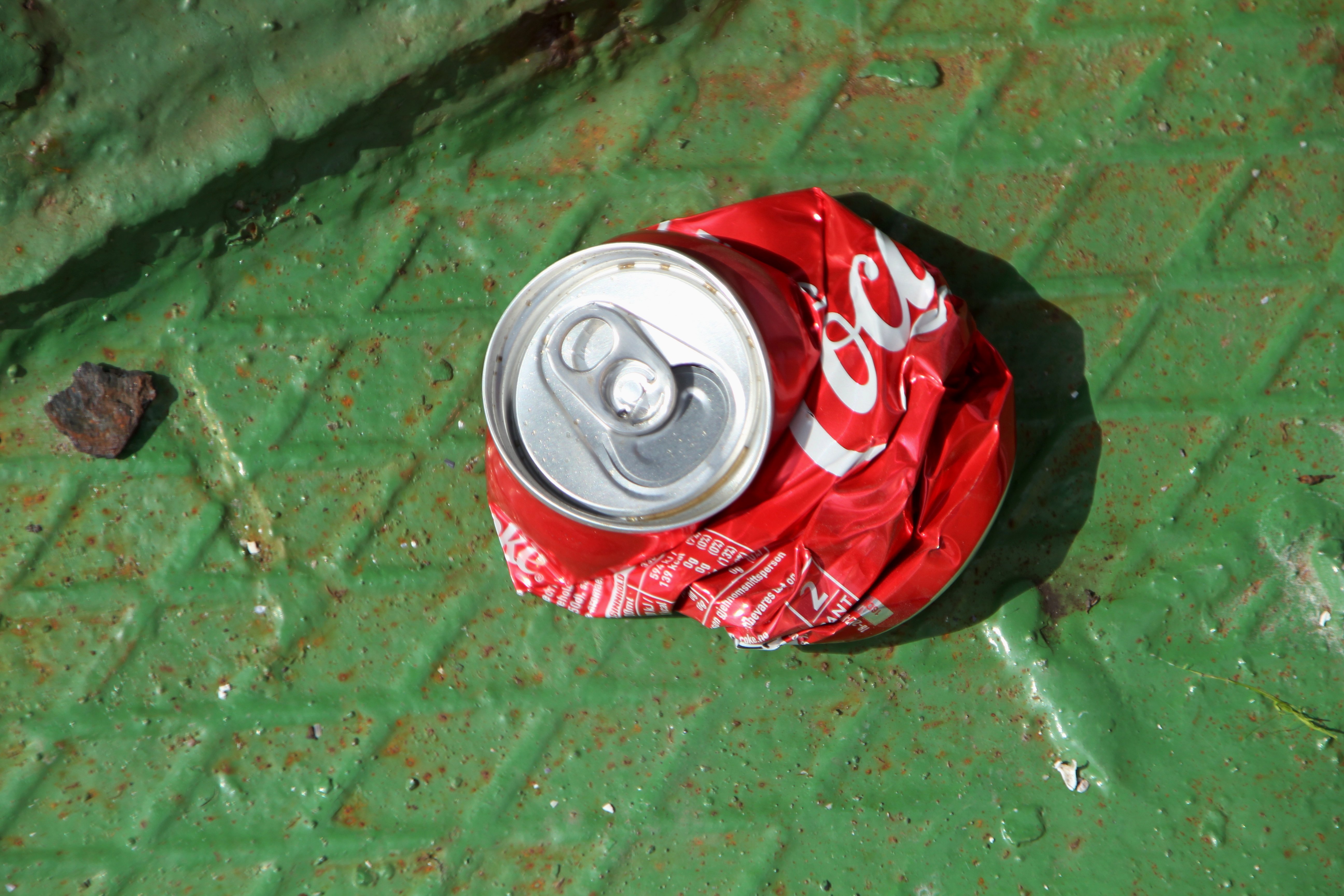 market research smashed coke can