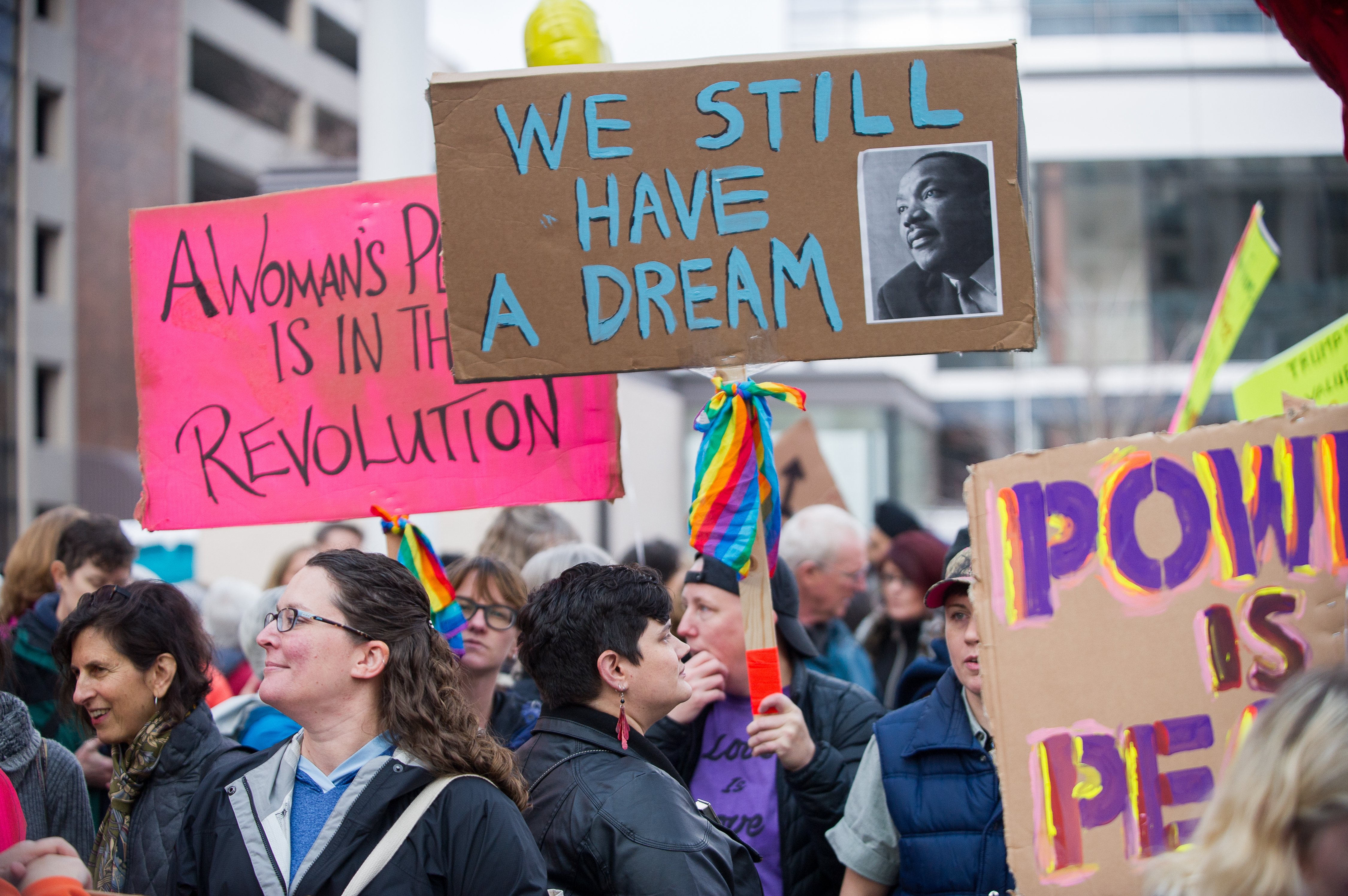 white protesters mlk